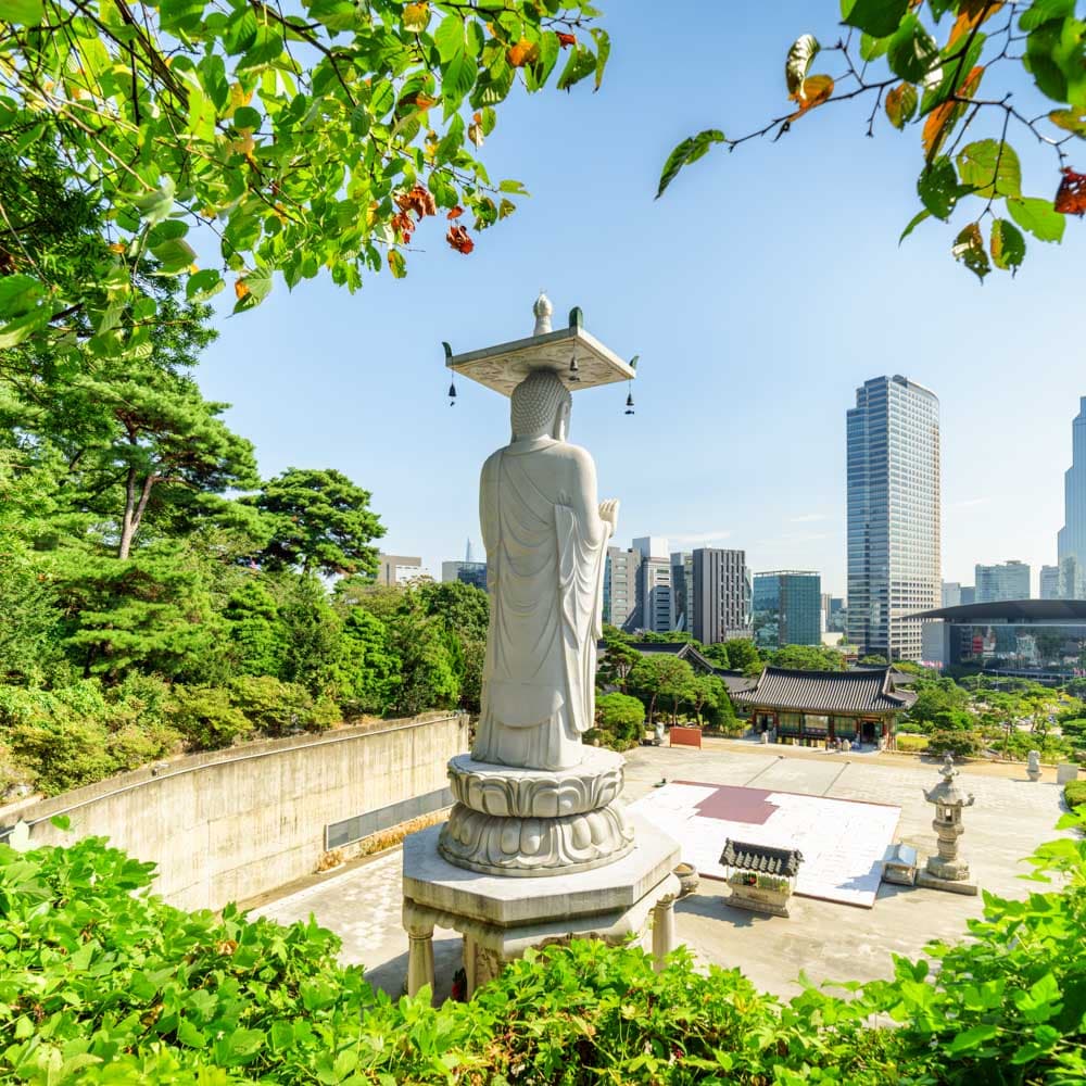 Bongeunsa Temple — Seoul, South Korea, Asia