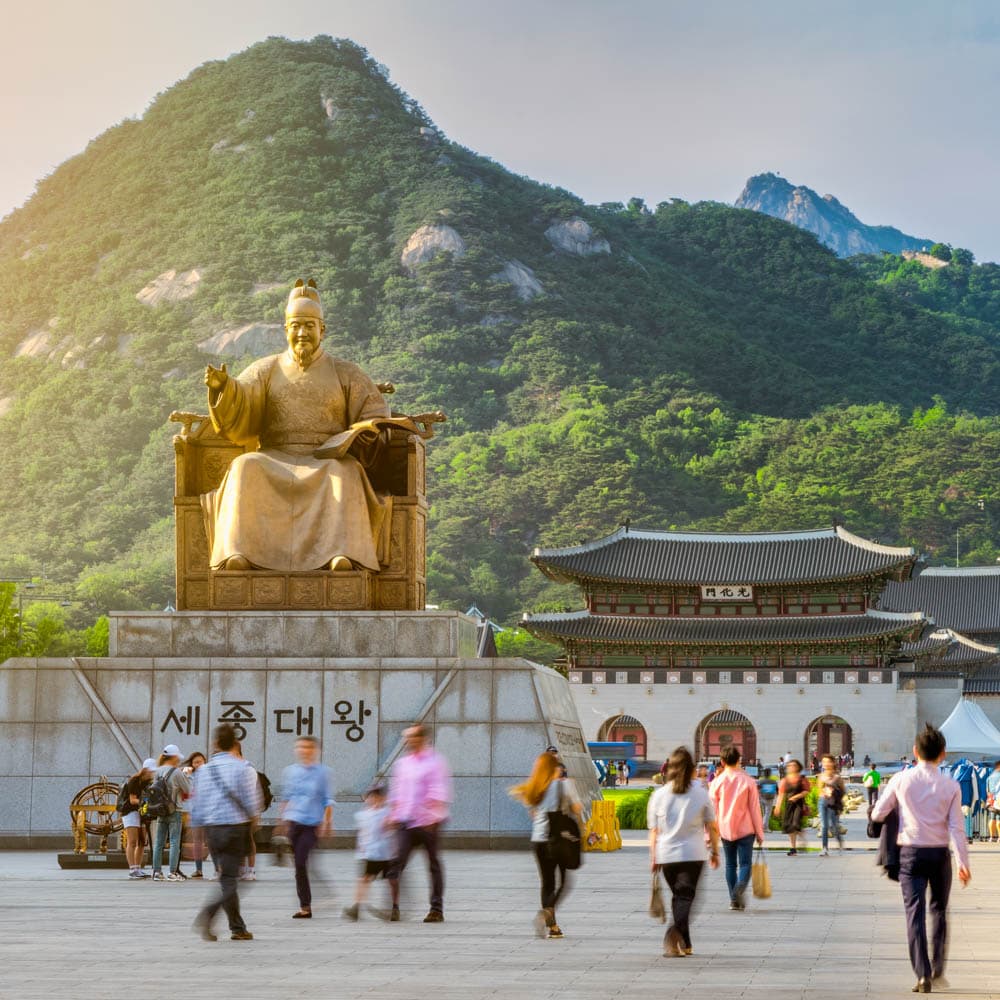 Gwanghwamun Square — Seoul, South Korea, Asia
