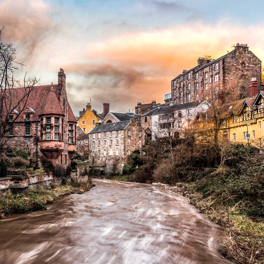 Dean Village — Edinburgh, Scotland, United Kingdom