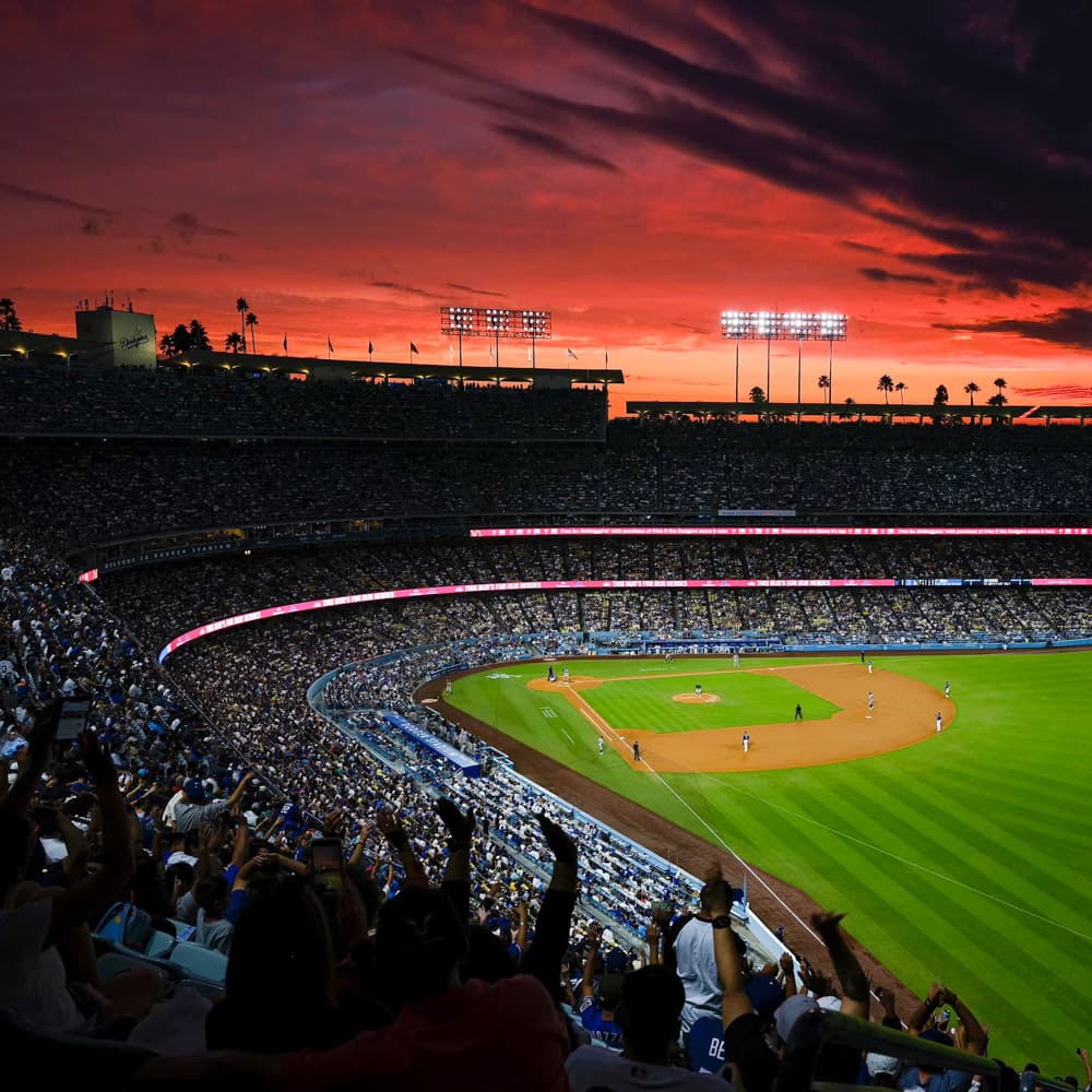 LA Dodgers at Dodger Stadium — 