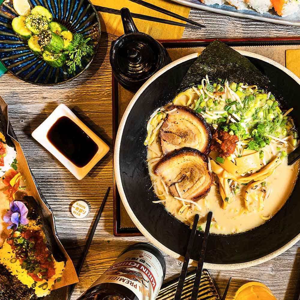 Karai Ramen + Handroll — 