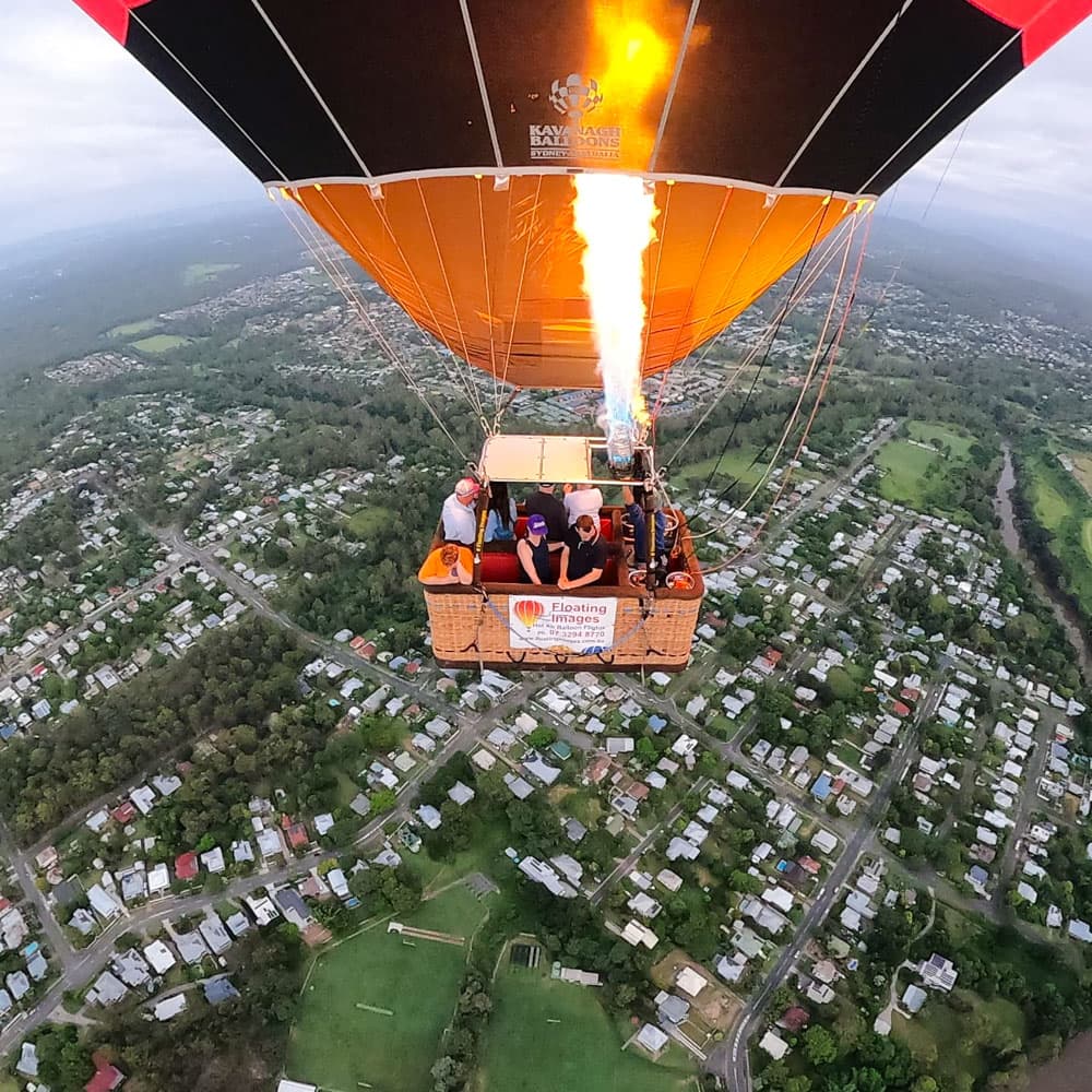 Floating Images Hot Air Balloon Flights — 