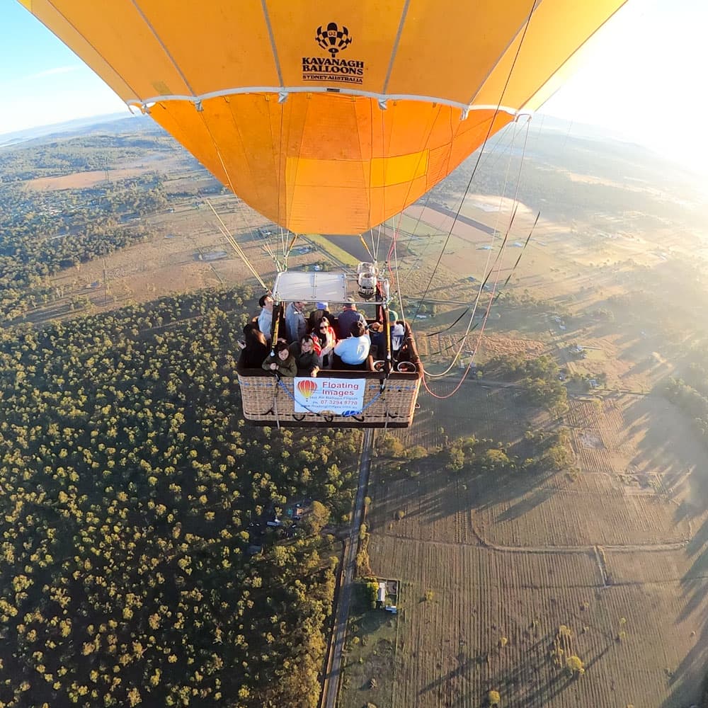 Floating Images Hot Air Balloon Flights — 