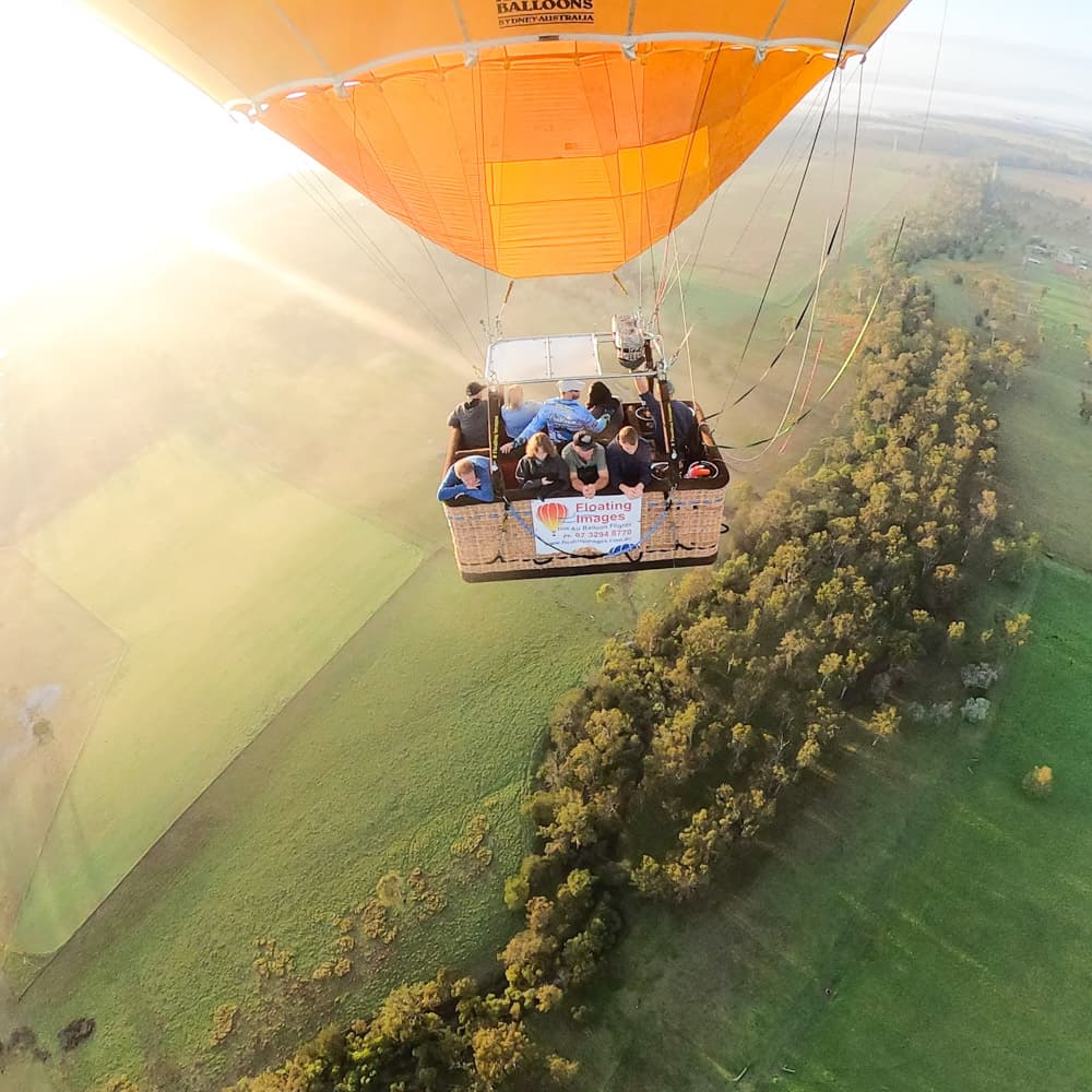 Floating Images Hot Air Balloon Flights — Brisbane, Queensland, Australia, Oceania