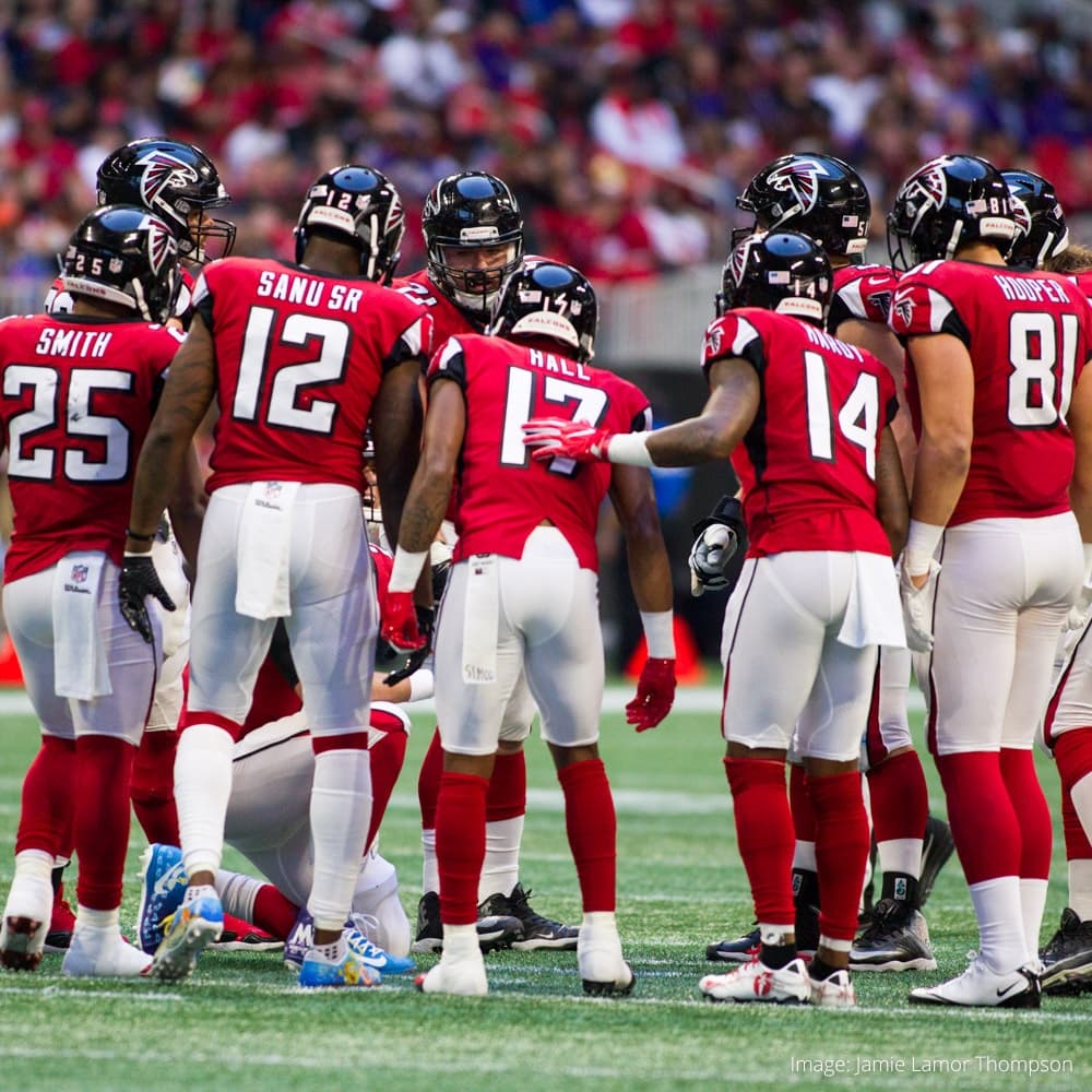 Atlanta Falcons at Mercedes Benz Stadium — 