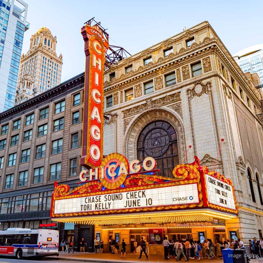 Chicago Theatre, Chicago, Illinois, United States, North America