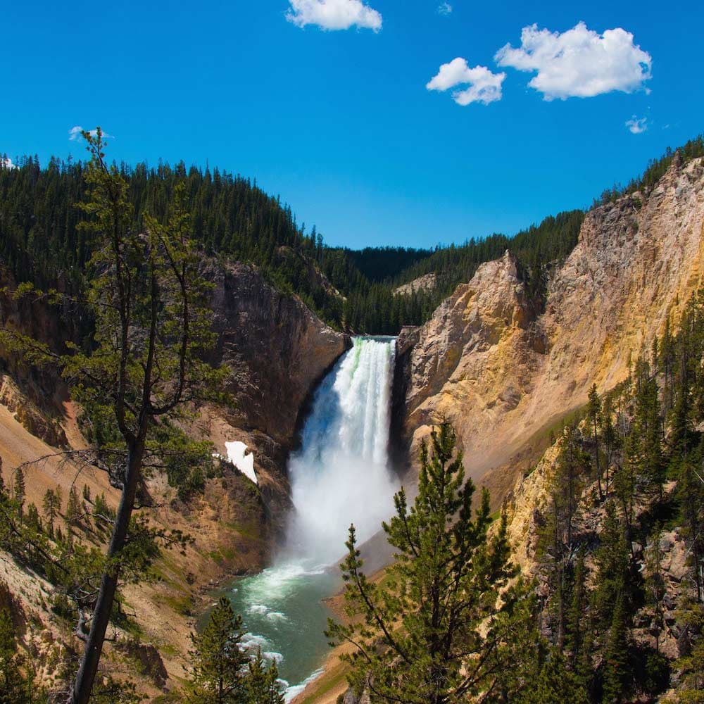 Upper Yellowstone Falls, Wyoming, United States, North America