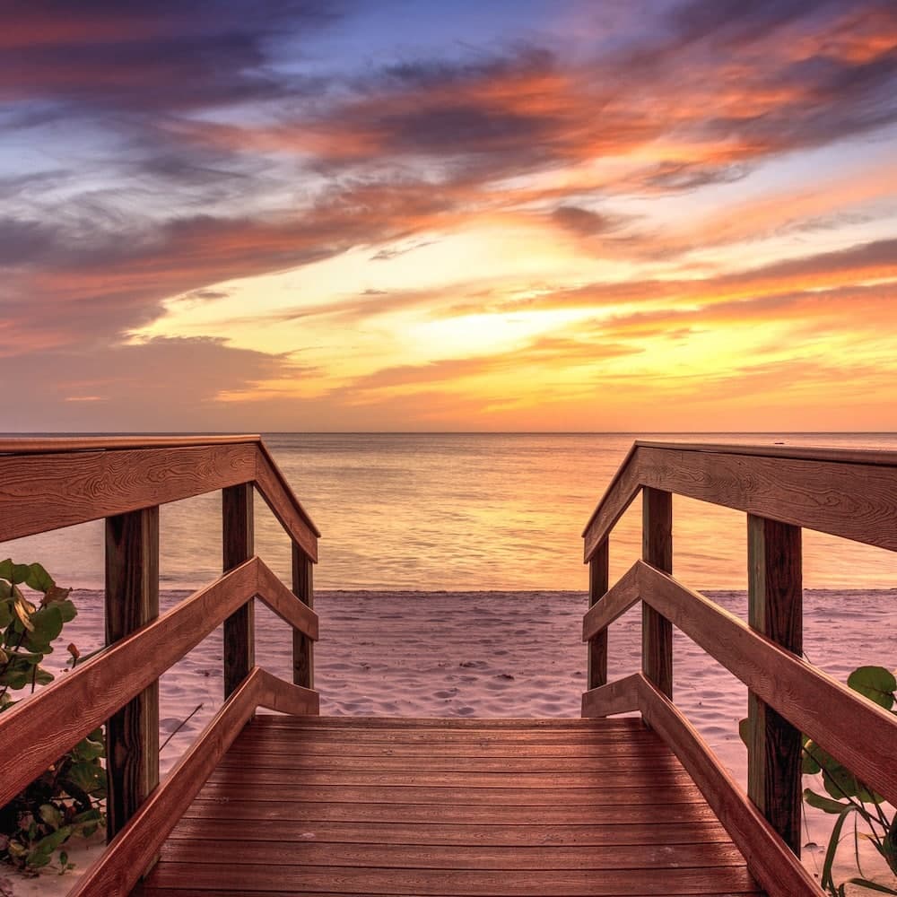 North Gulf Shore Beach — Naples, Paradise Coast, Florida, United States, North America