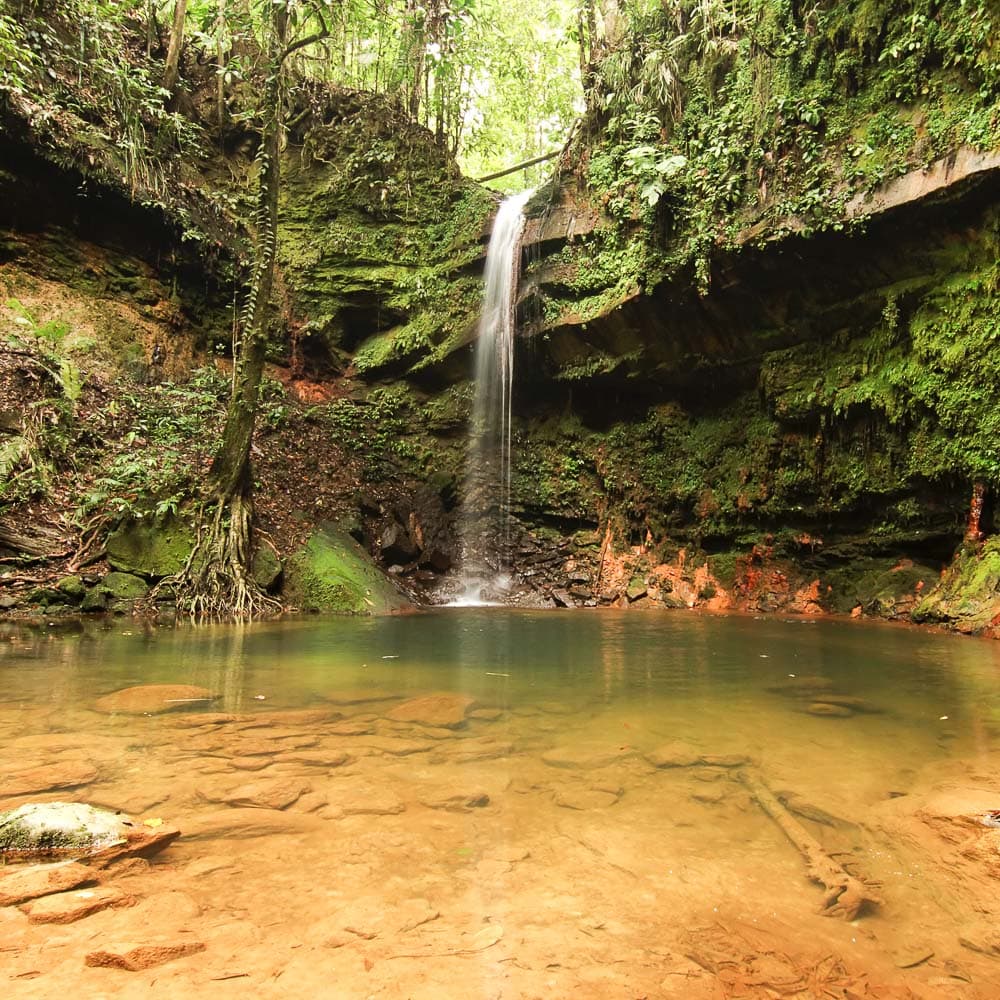 Pantu Waterfall — Sarawak, Malaysia, Asia