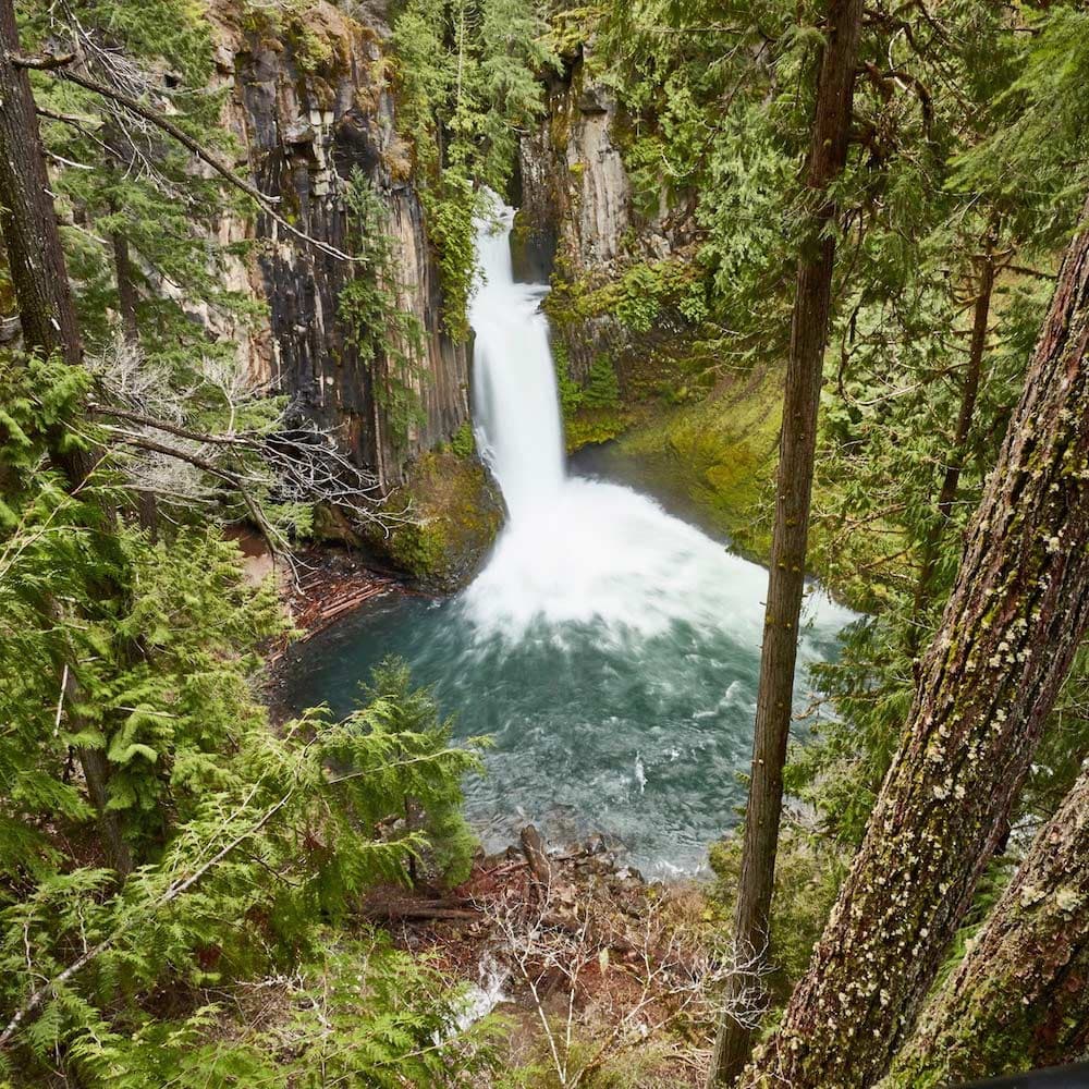 Toketee Falls, Oregon, United States, North America
