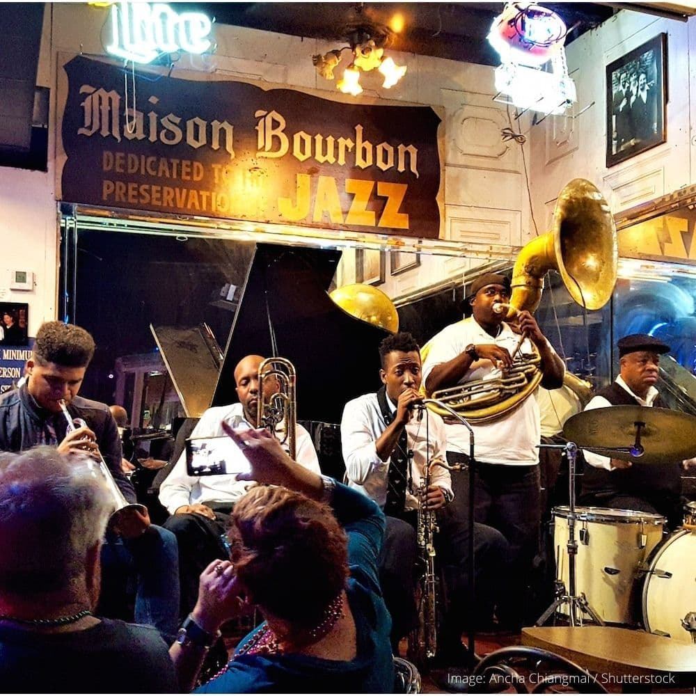 Bourbon Street — New Orleans, Louisiana, United States, North America