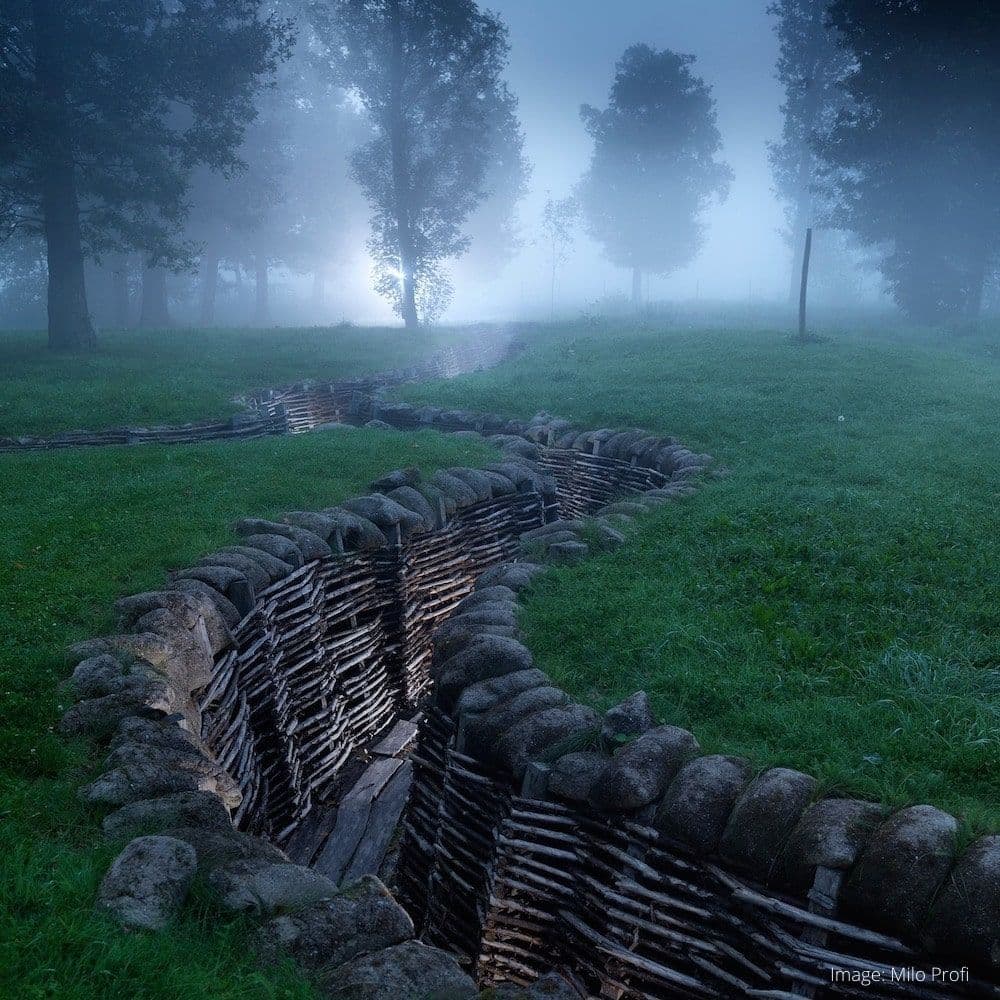 Bayernwald Trenches — Flanders, Belgium, Western Europe
