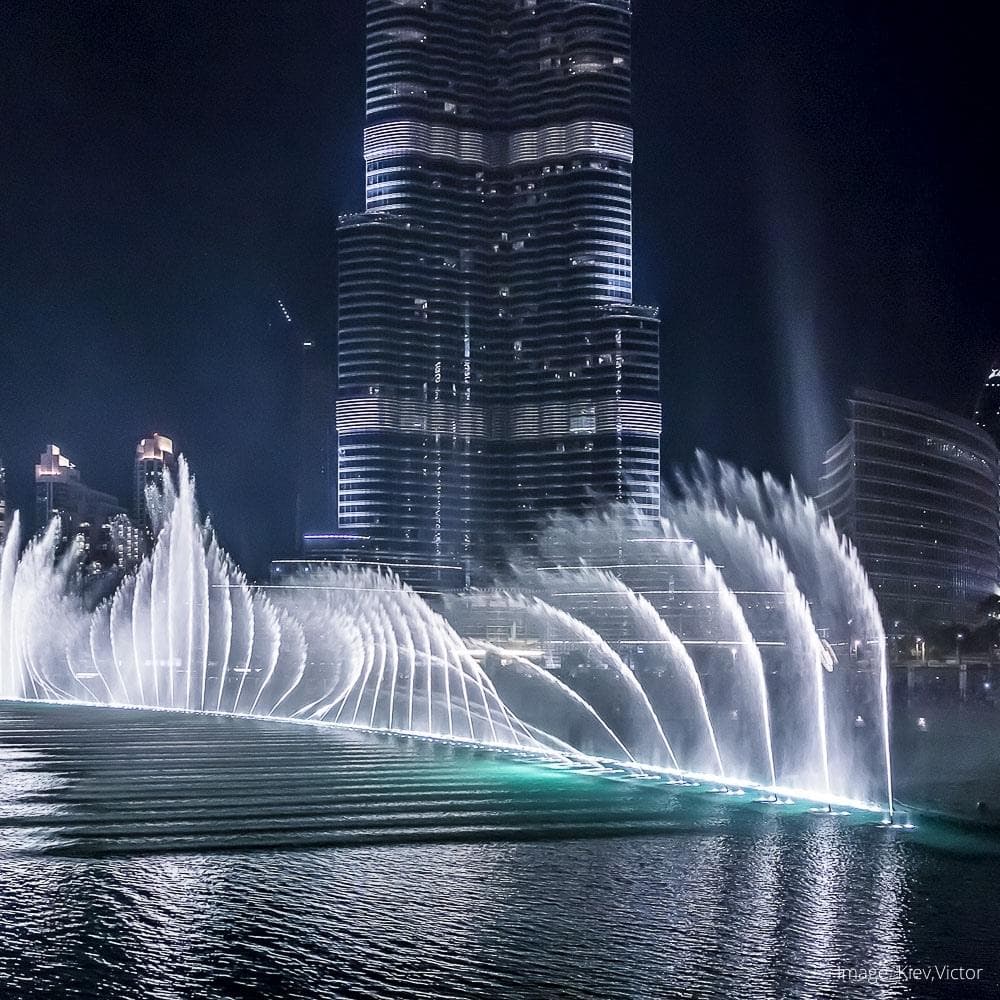 The Dubai Fountain — Dubai, United Arab Emirates, Middle East