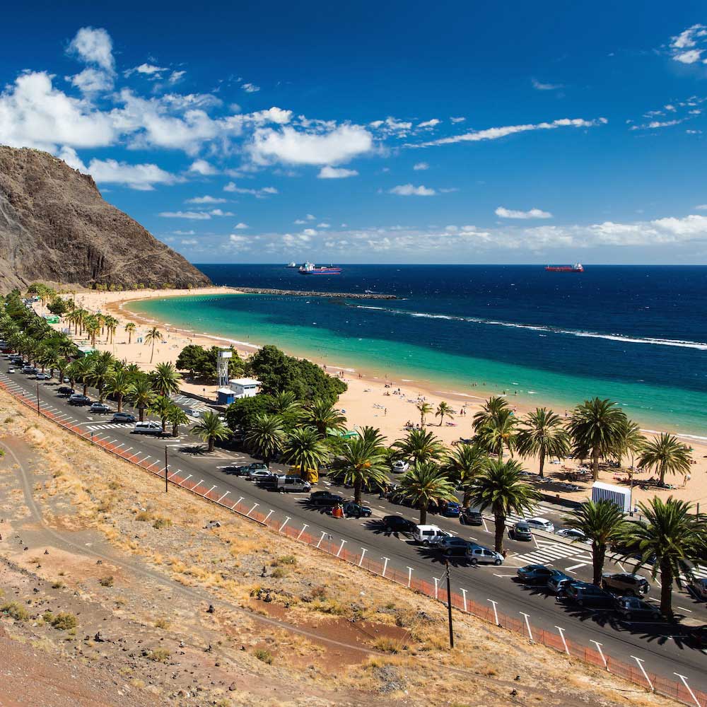 Playa de Las Teresitas, Tenerife — Spain, Western Europe