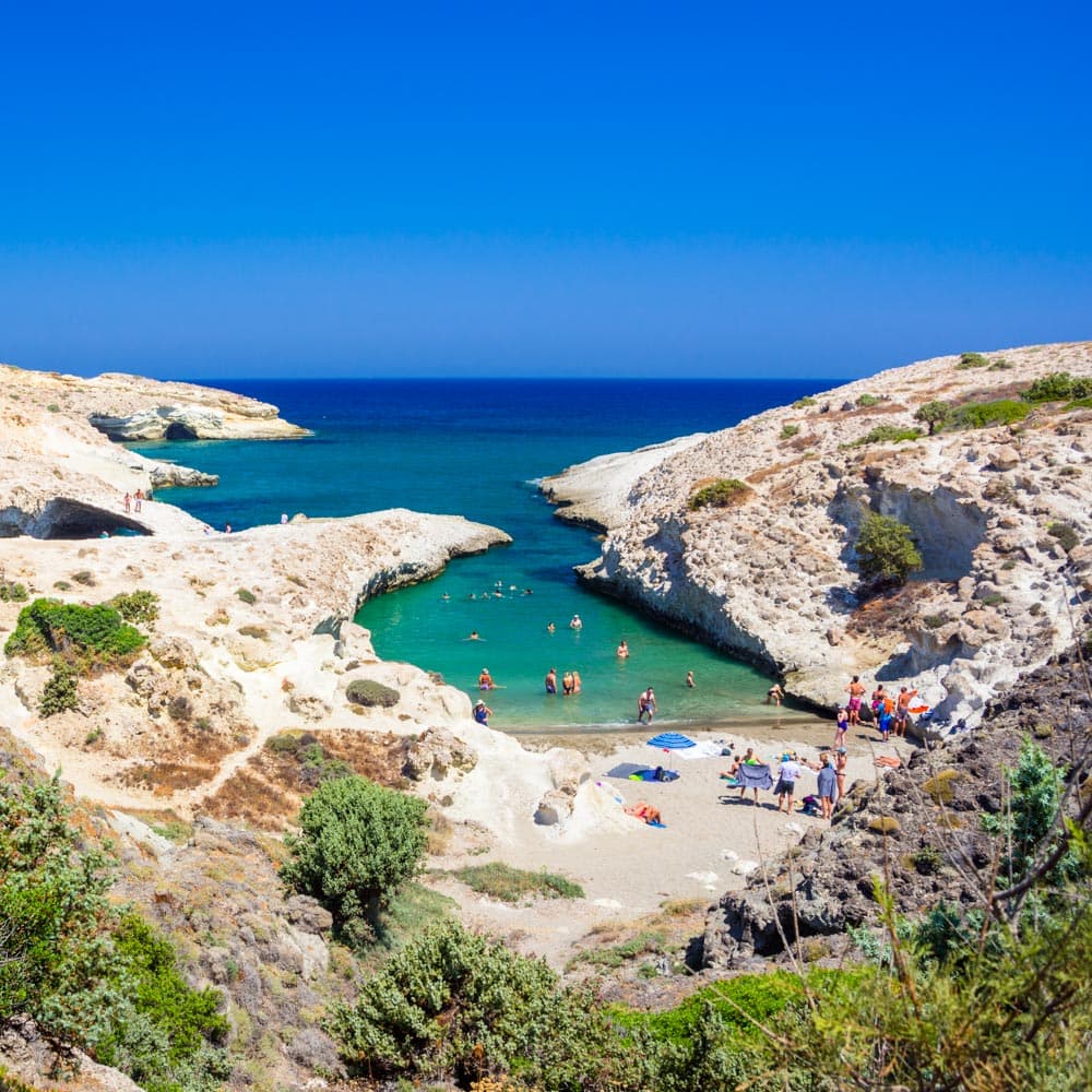 Kapros Beach — Milos, Greece, Western Europe