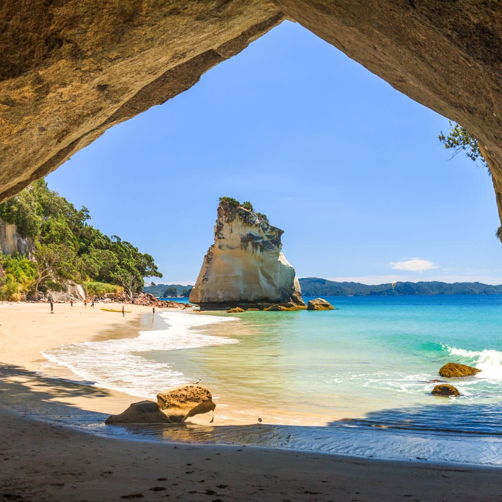 Cathedral Cove — North Island, New Zealand, Oceania