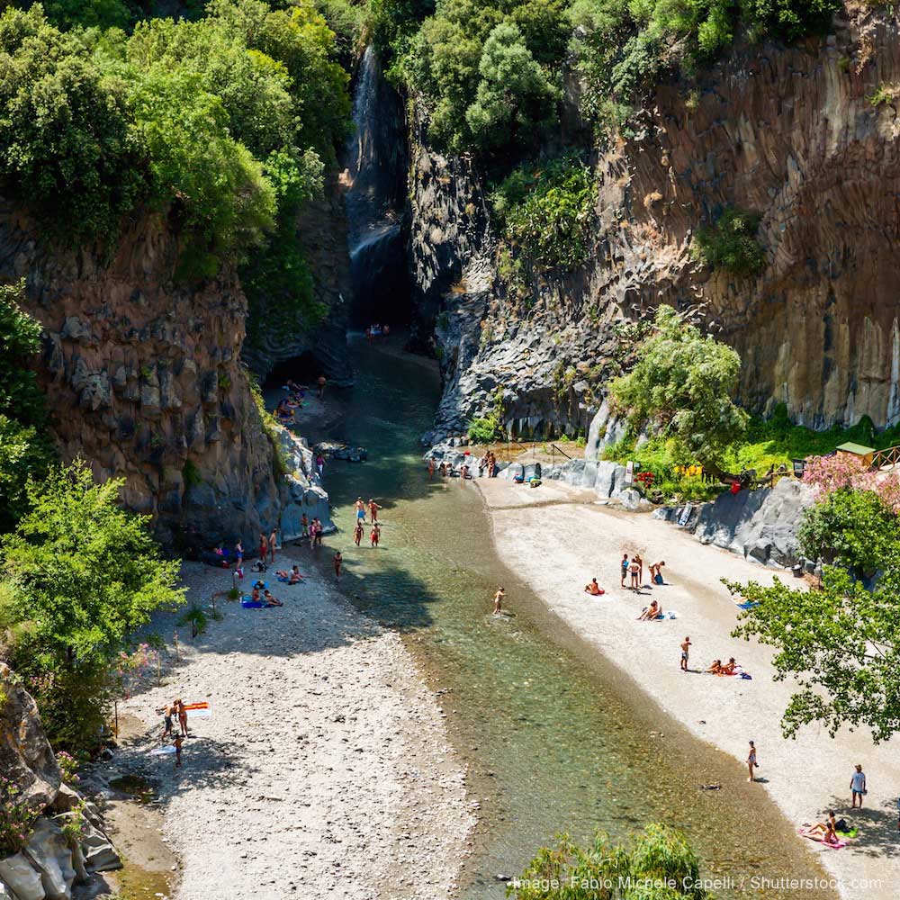 Alcantara Gorge — Sicily, Italy, Western Europe