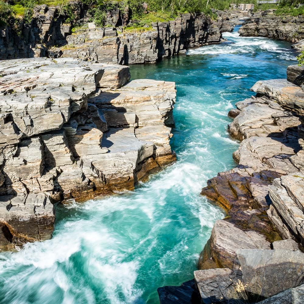 Abisko River Canyon — Sweden, Scandinavia