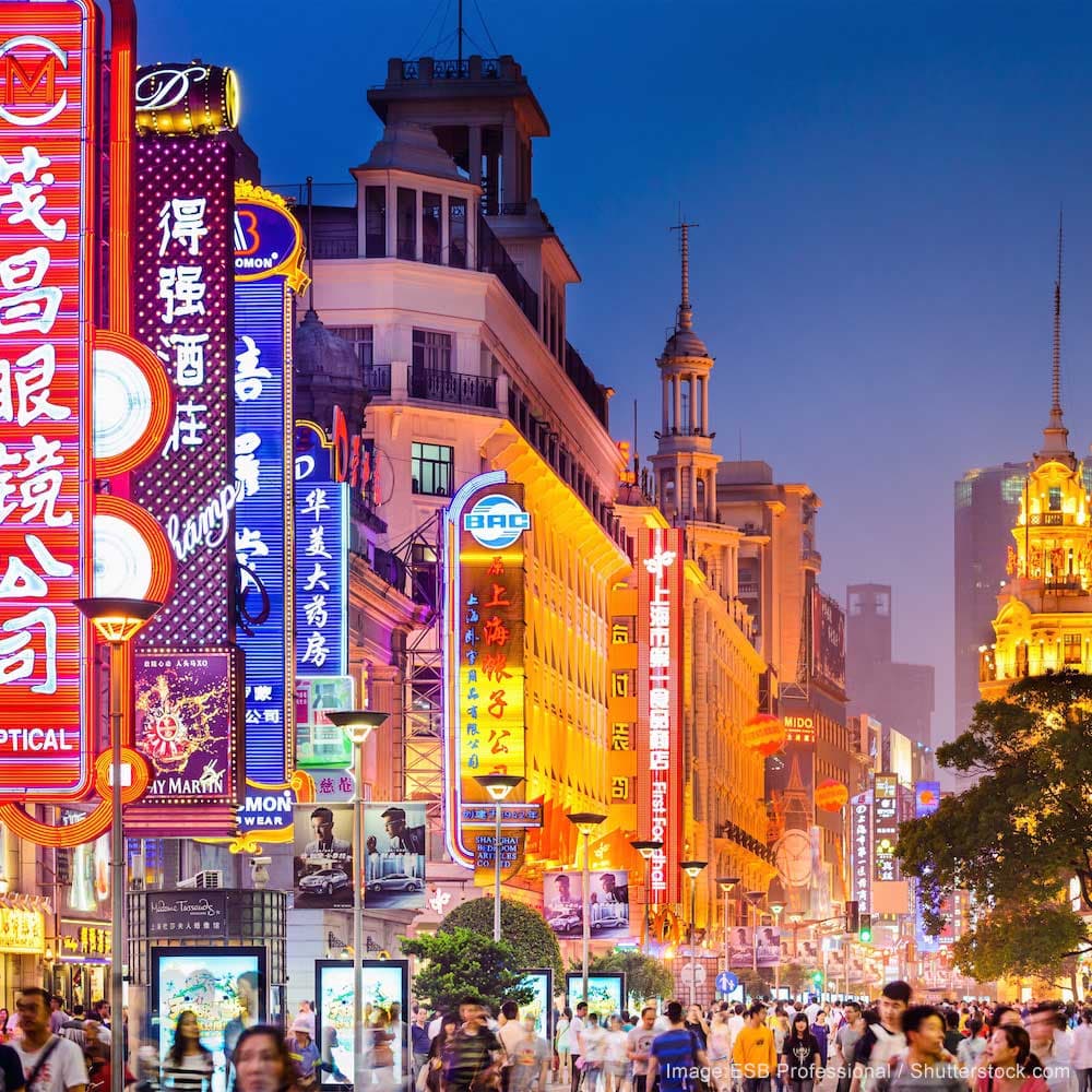 Nanjing Road, Shanghai — China, Asia