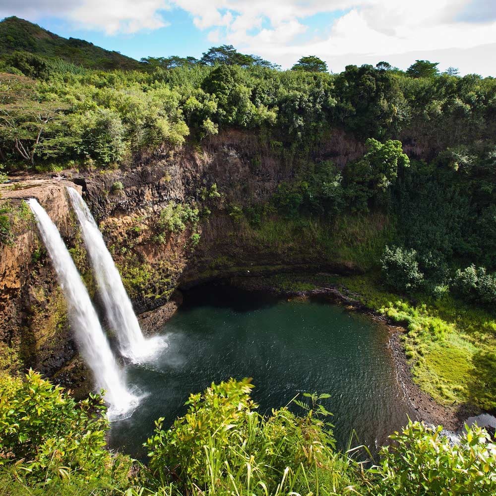 Wailua Falls, Kauai — Hawaii, United States, North America