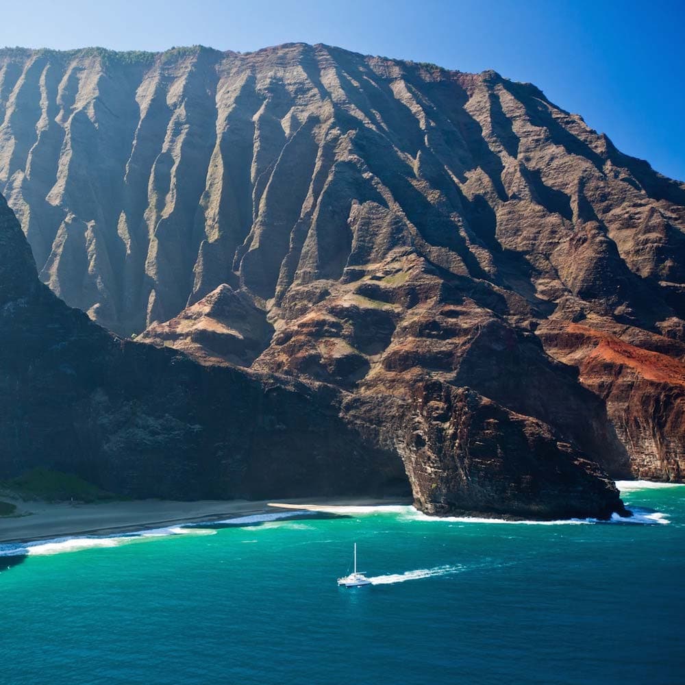 Na Pali Coastline, Kauai — Hawaii, United States, North America