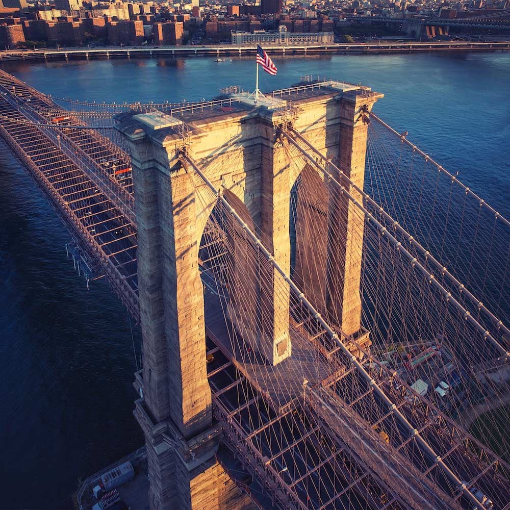 Brooklyn Bridge — New York City, New York, United States, North America