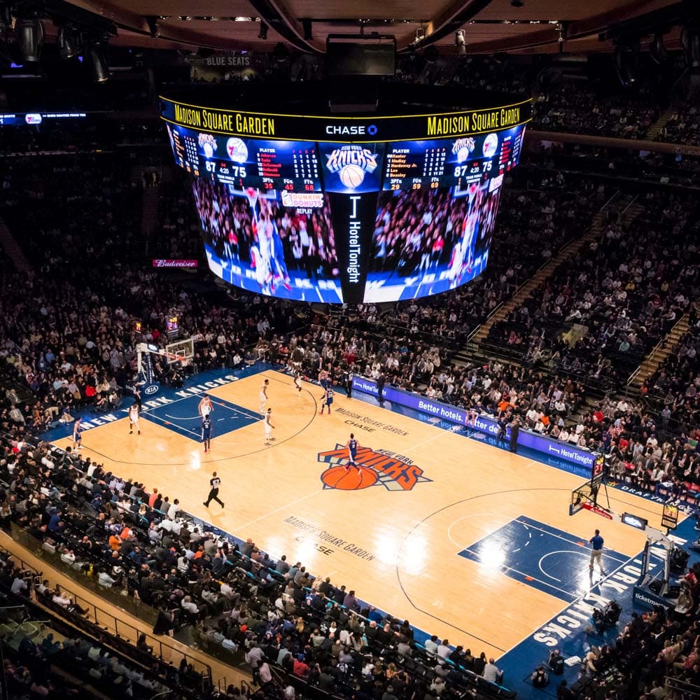 New York Knicks at MSG — New York City, New York, United States, North America