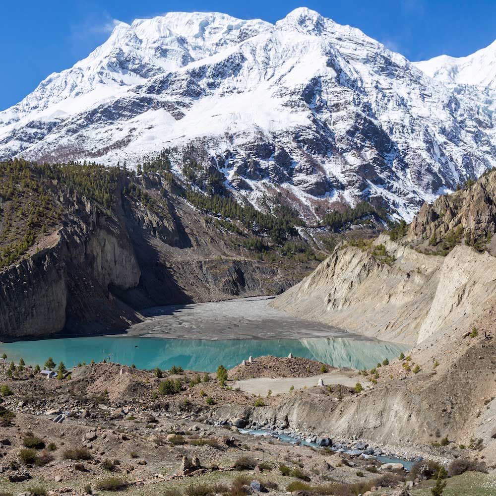 Gangapurna Lake — Nepal, Asia