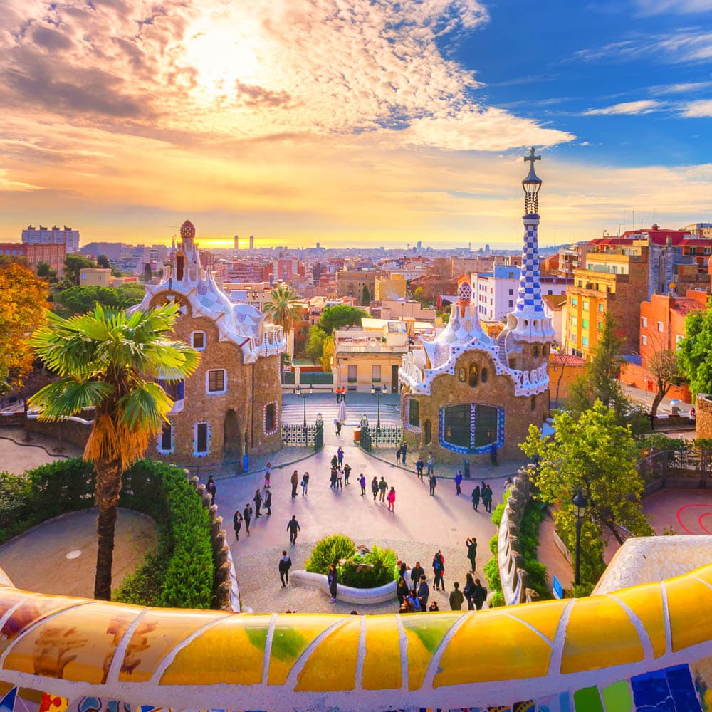 Park Güell — Barcelona, Catalonia, Spain, Western Europe