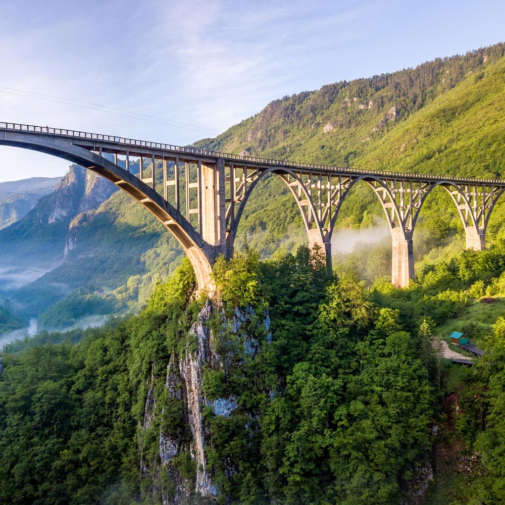 Durdevica Tara Bridge — Montenegro, Eastern Europe