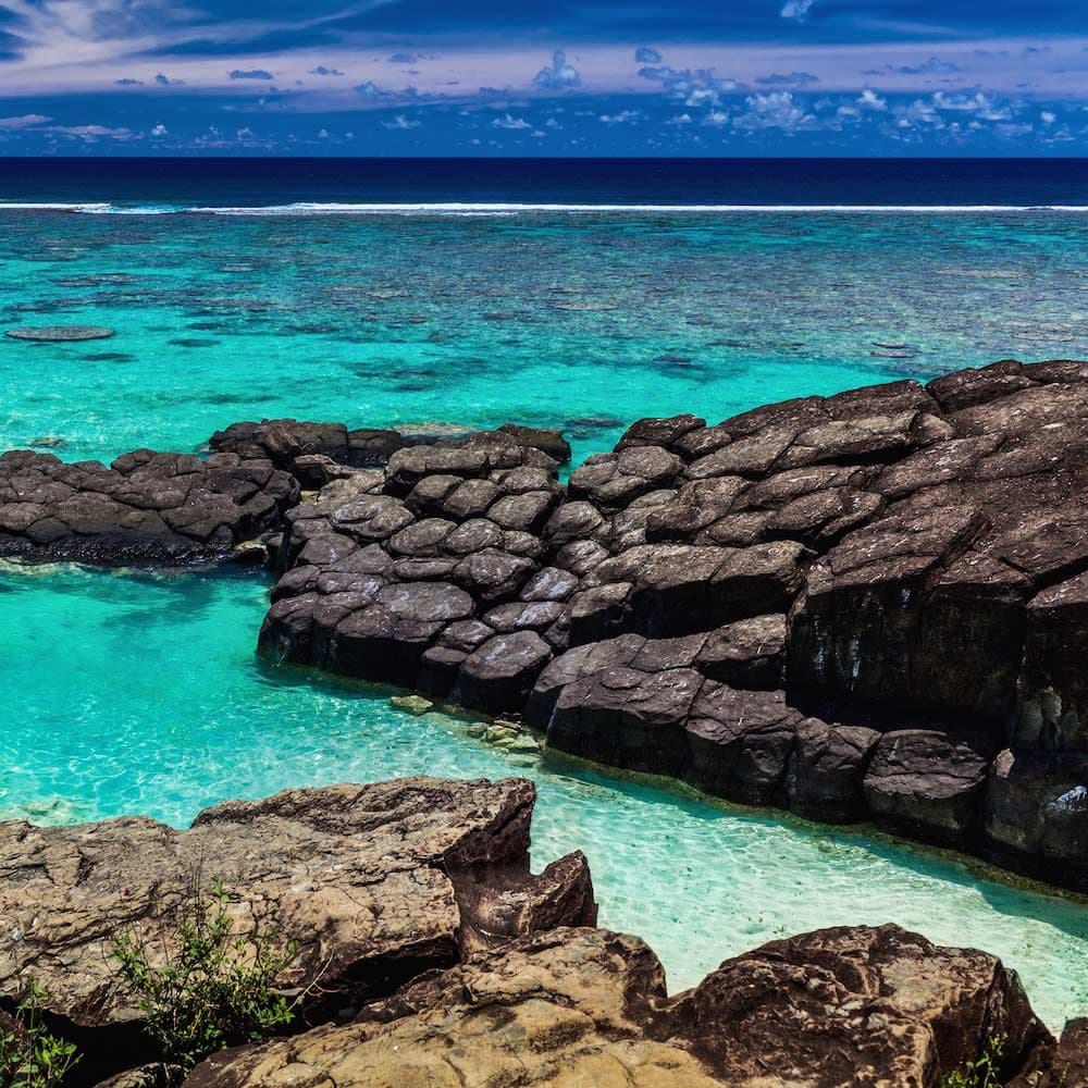 Black Rock Beach — Cook Islands, Oceania