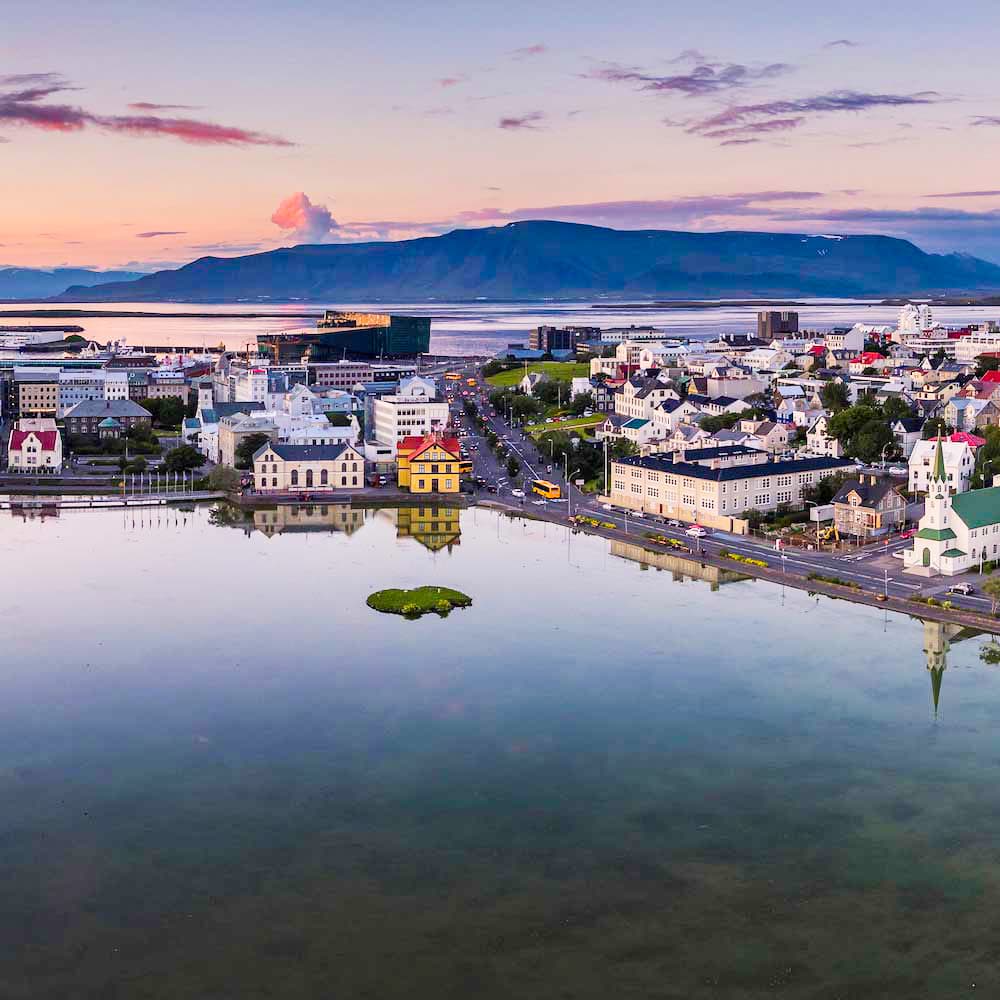 Tjörnin, Reykjavík — Iceland, Western Europe