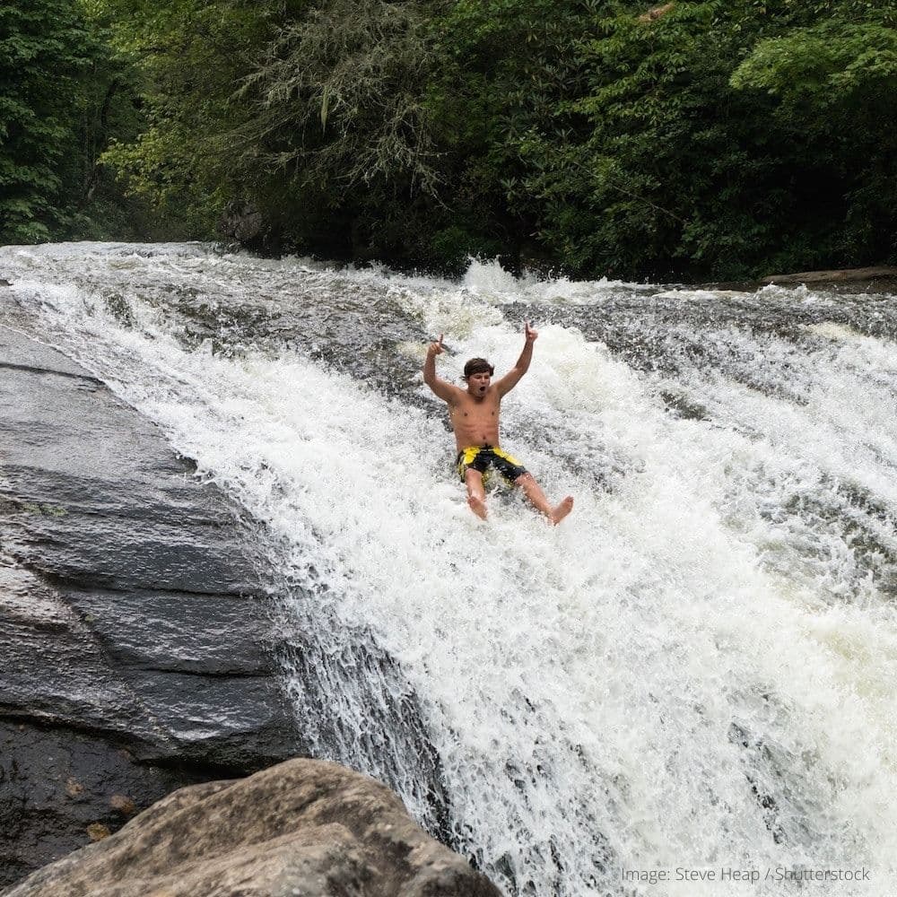 Sliding Rock — North Carolina, United States, North America