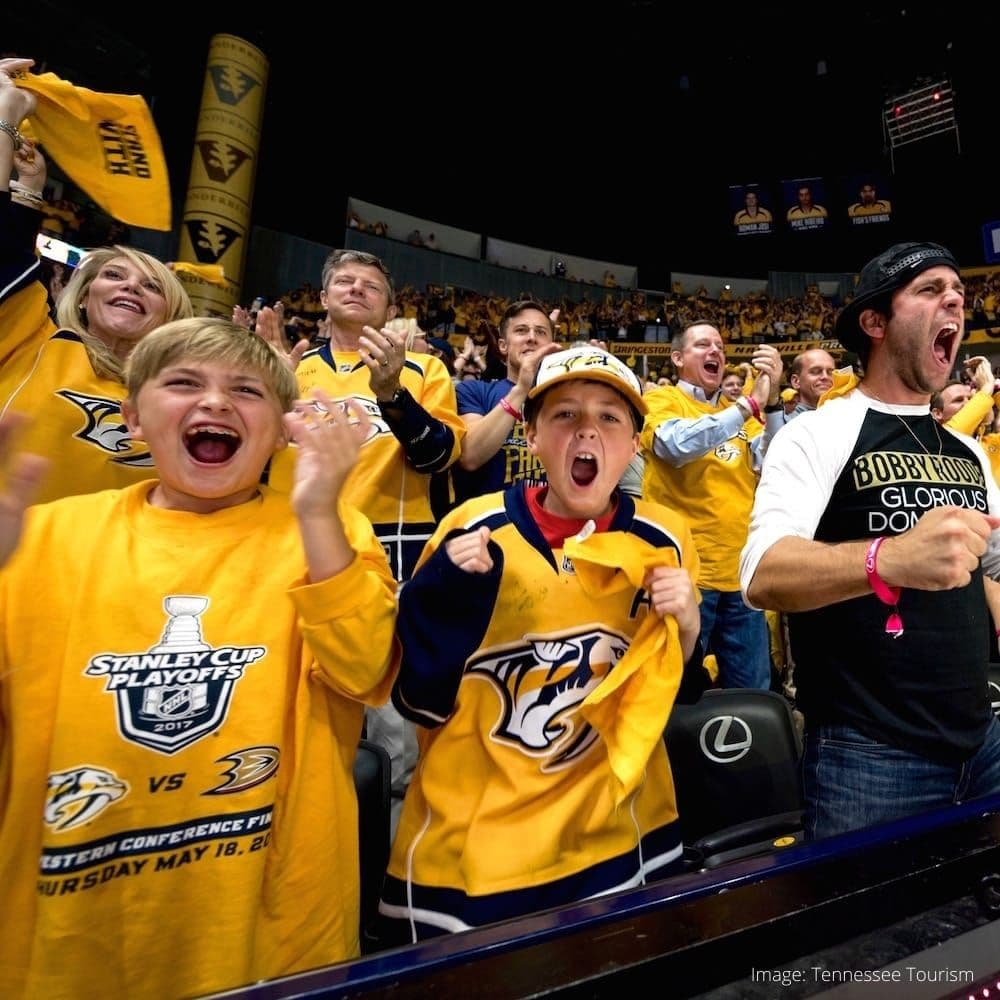 Nashville Predators at Bridgestone Arena — 