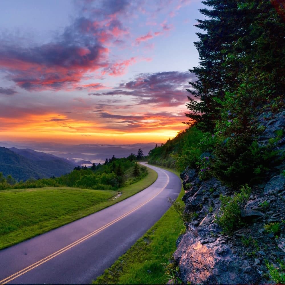 Blue Ridge Parkway — North Carolina, United States, North America