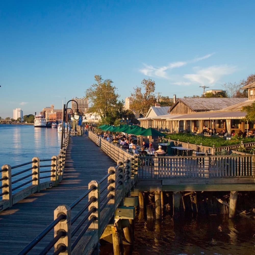 Wilmington Riverwalk — North Carolina, United States, North America