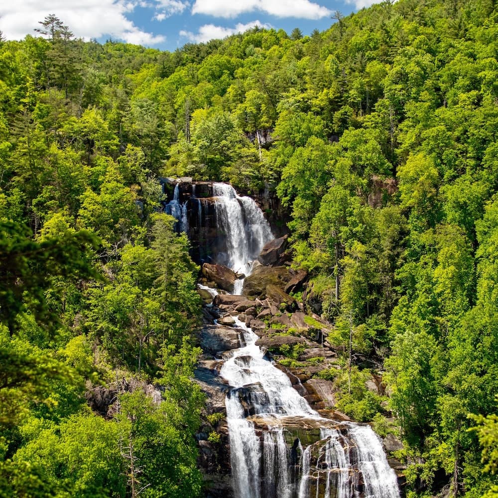 Upper Whitewater Falls — North Carolina, United States, North America