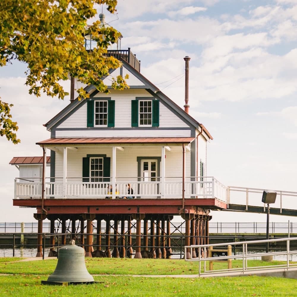 Roanoke River Lighthouse — North Carolina, United States, North America