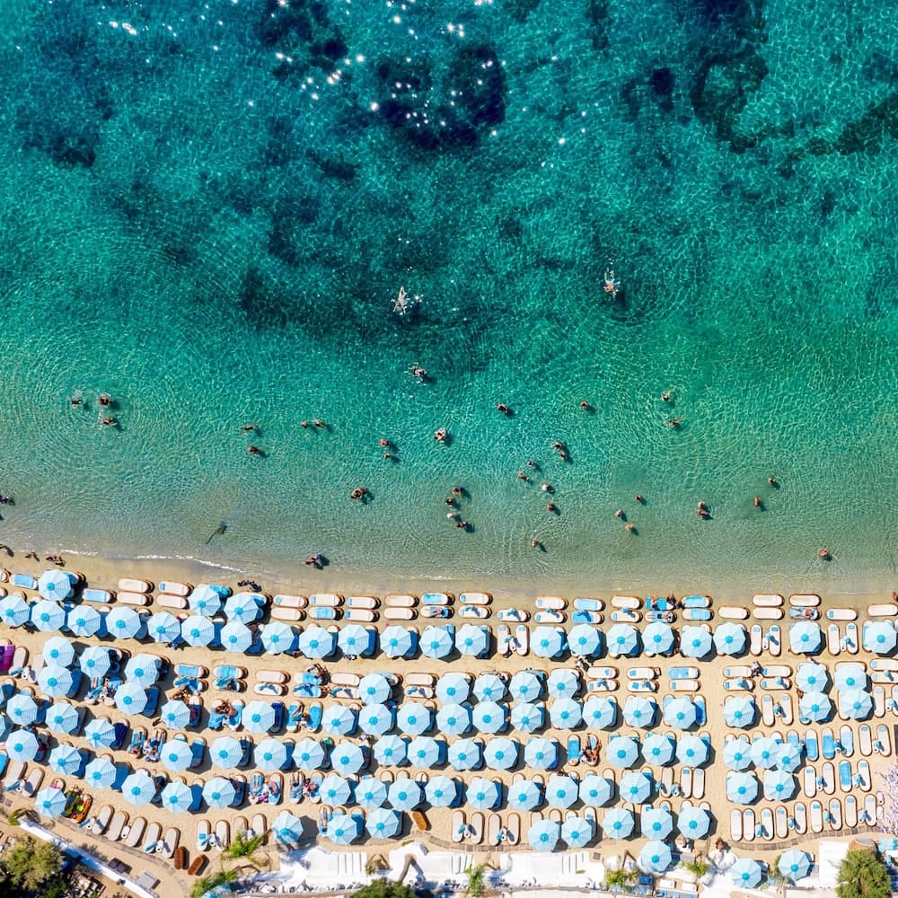 Psarou Beach — 