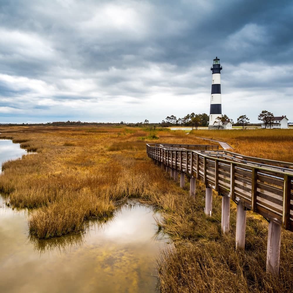 Bodie Island Lighthouse — North Carolina, United States, North America