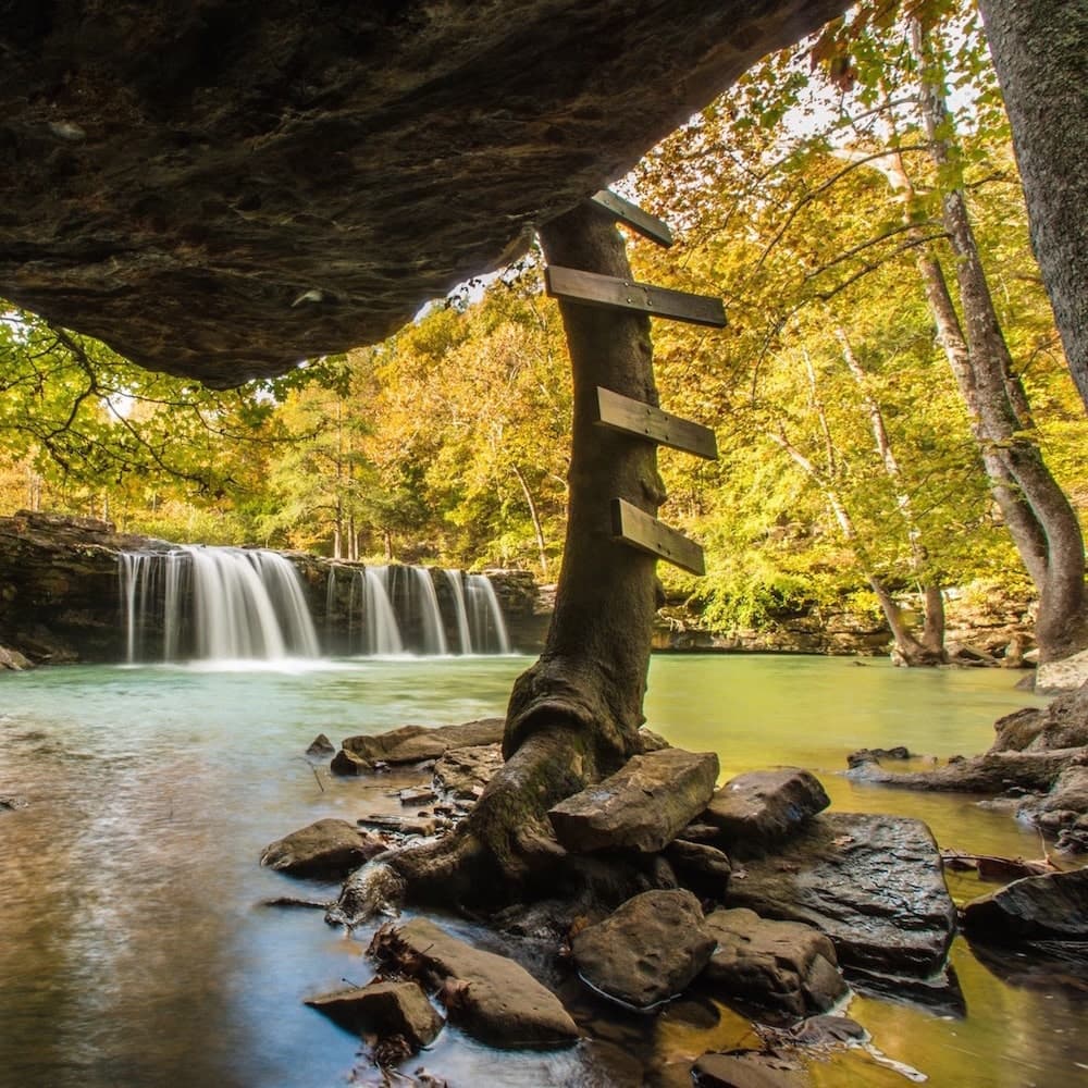 Falling Water Falls — Arkansas, United States, North America