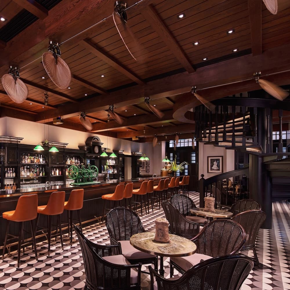 Long Bar, Raffles Hotel — 