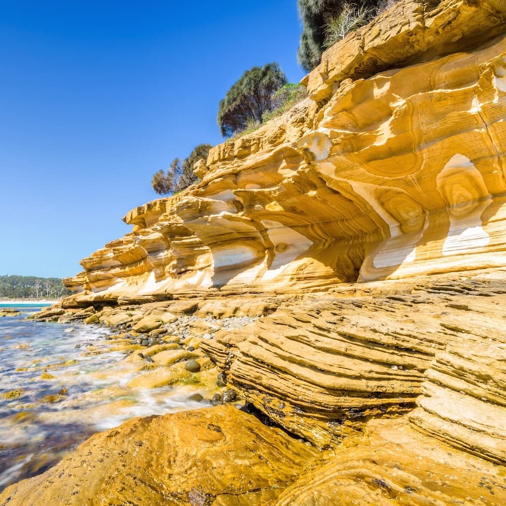 Painted Cliffs — Tasmania, Australia, Oceania
