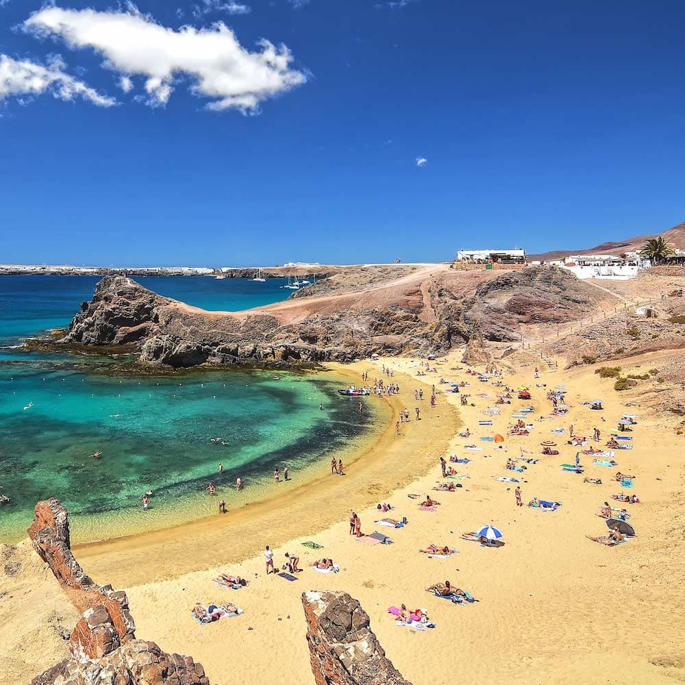 Papagayo Beach, Lanzarote — Canary Islands, Spain, Western Europe