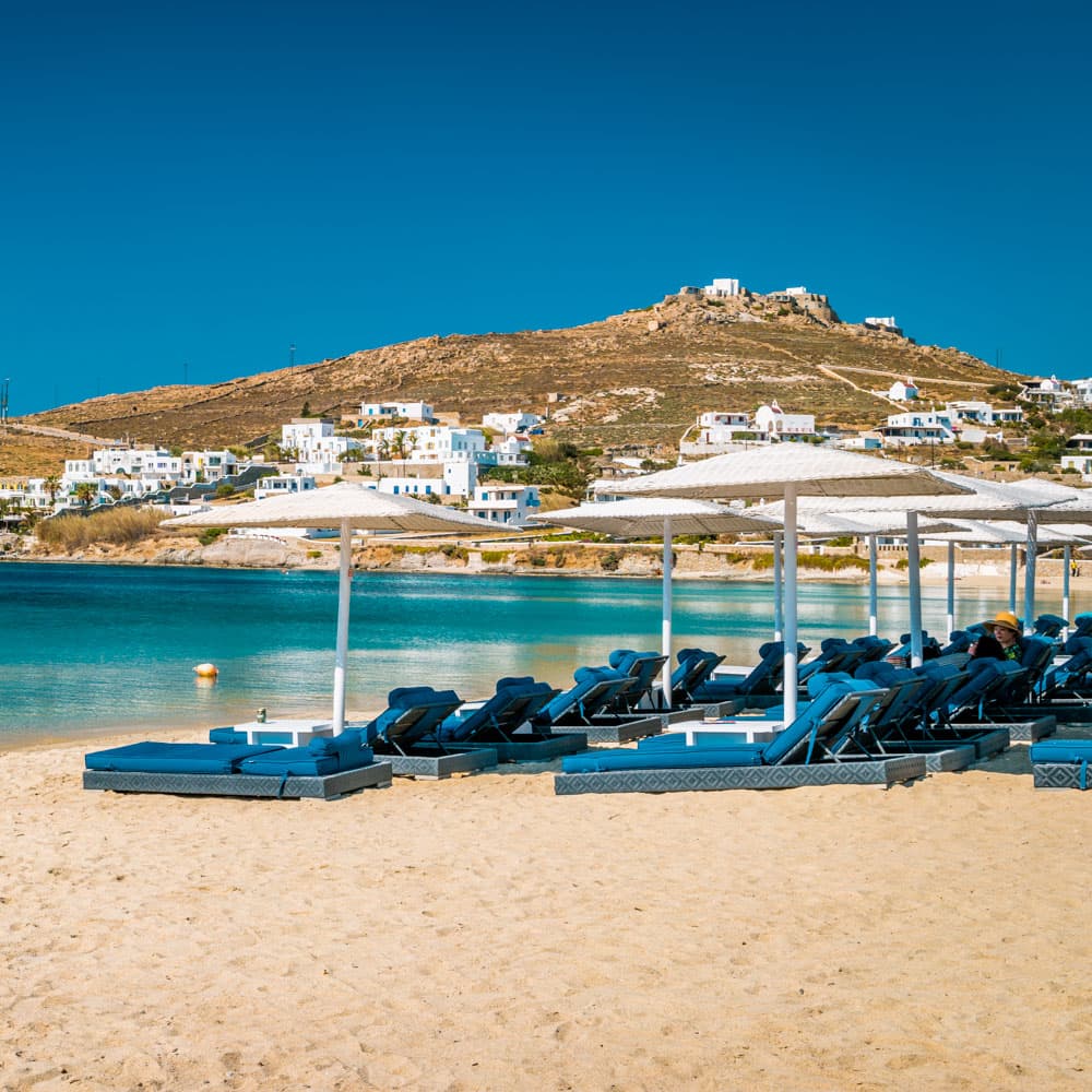 Ornos Beach — Mykonos, Greece, Western Europe