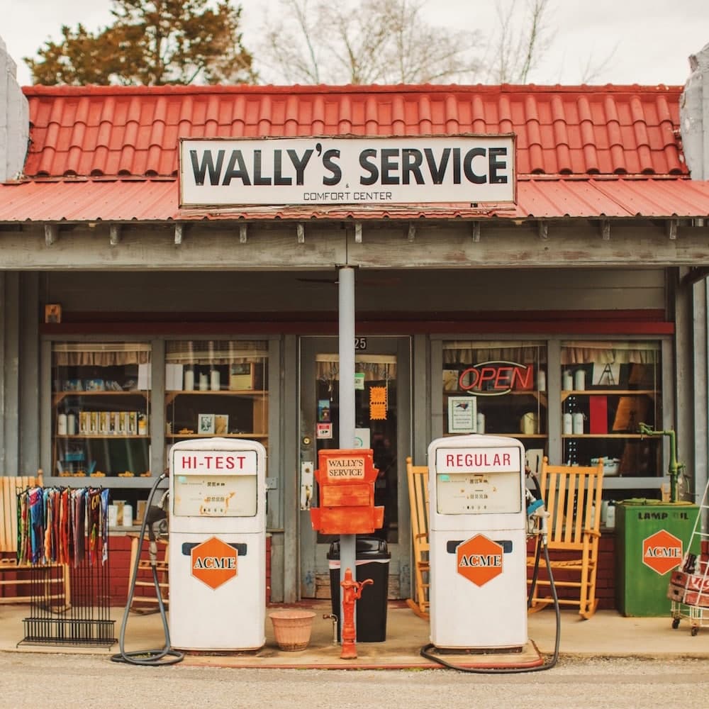 Wally's Service Station — North Carolina, United States, North America