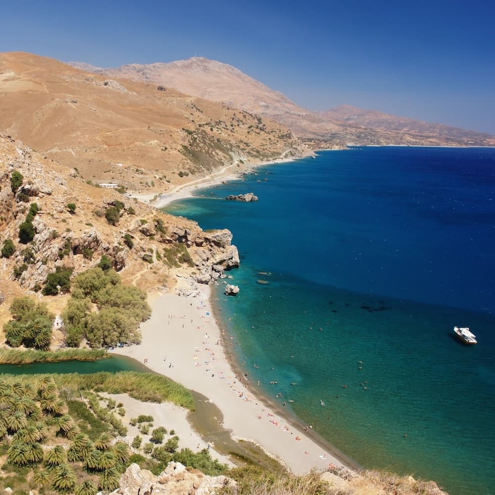 Preveli Beach — Crete, Greece, Western Europe