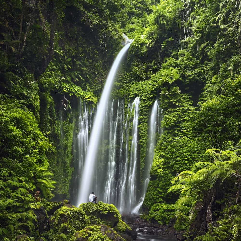 Air Terjun Tiu Kelep, Lombok — Indonesia, Asia