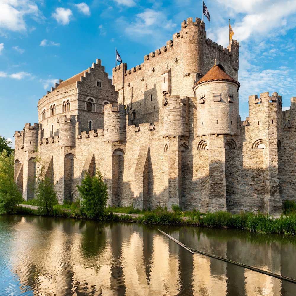 Gravensteen Castle — Flanders, Belgium, Western Europe