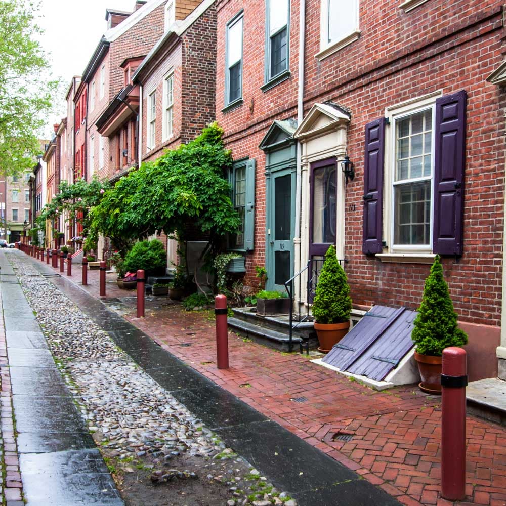Elfreth's Alley — Philadelphia, Pennsylvania, United States, North America